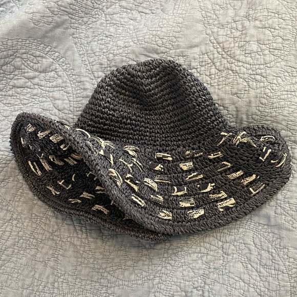 Anthropologie straw sunhat beach hat - Picture 2 of 5